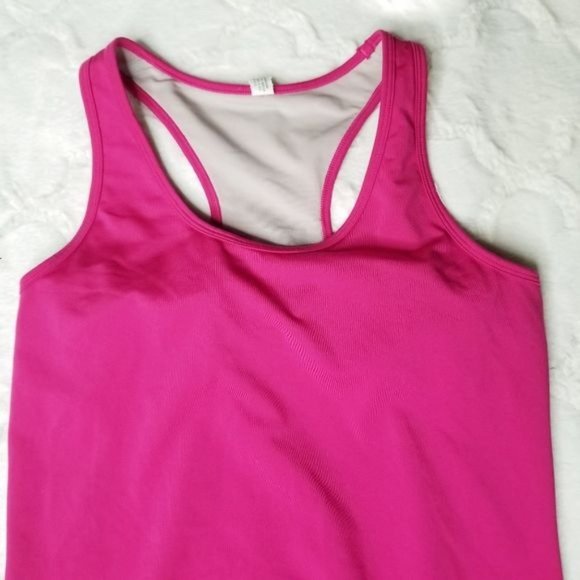Under Armour Pink Racerback Tank Workout Heat Gear Women's Size S - Picture 2 of 7